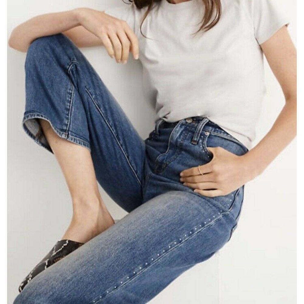 Madewell Slim High Waist Wide Leg Crop Jeans 29